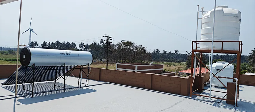 Solar Water Heater & Storage Tank